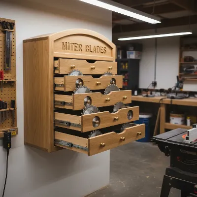 Miter Saw Blade Storage: 3 DIY Ideas for Your Workshop