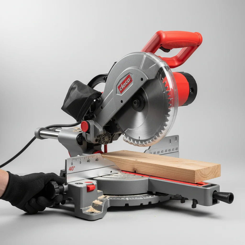 miter saw bevel angle adjustment