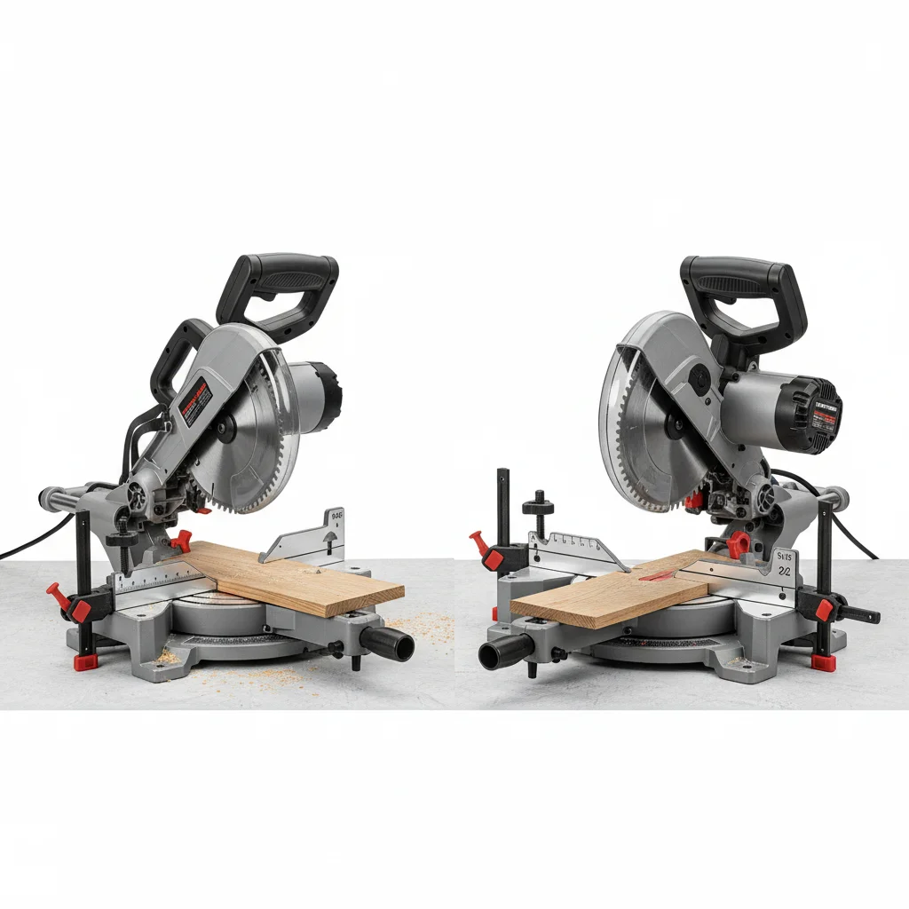 miter saw bevel vs compound