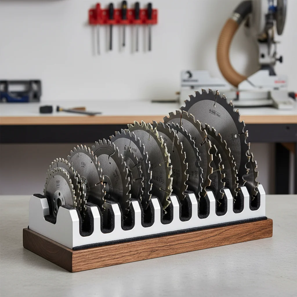 miter saw blade storage